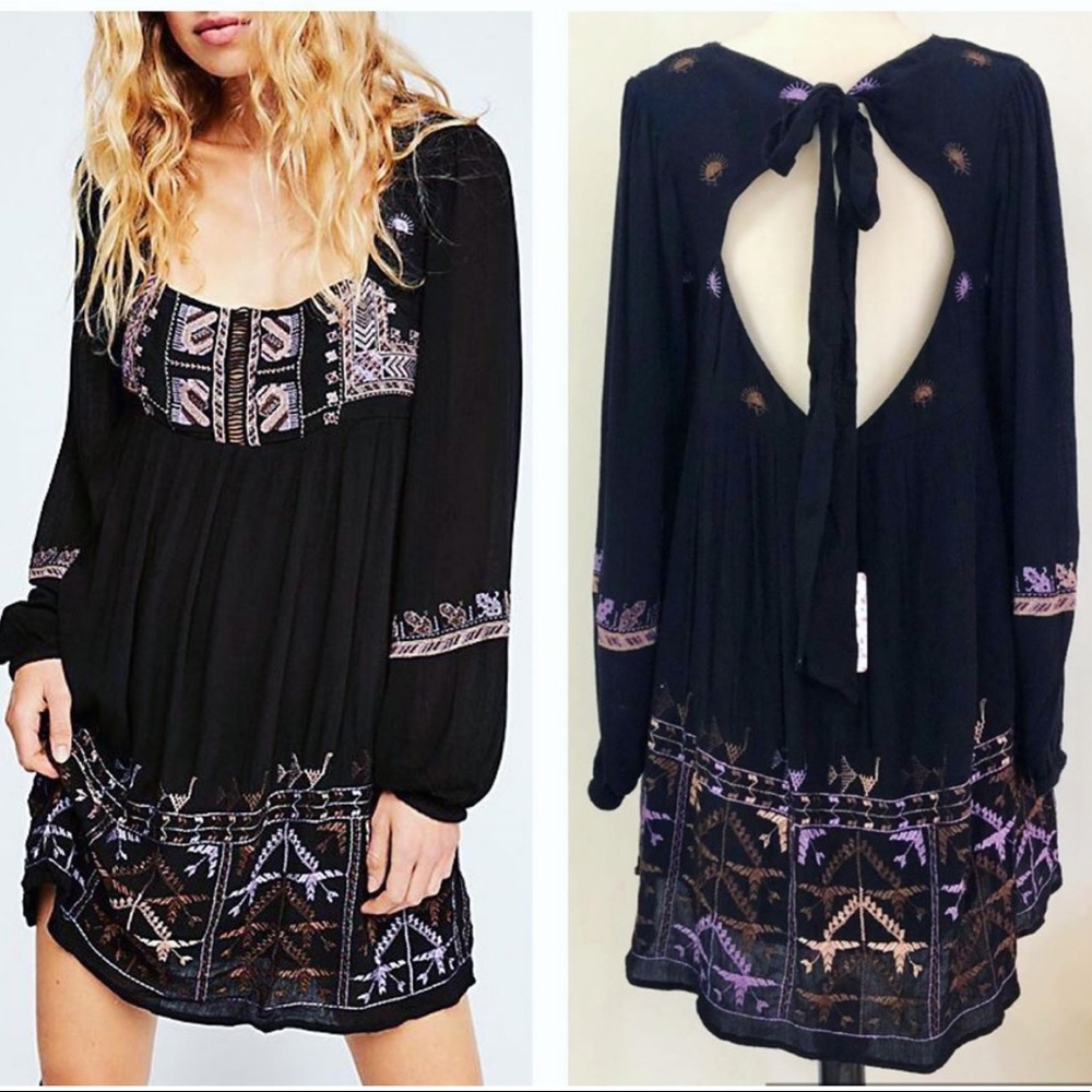 Free People Embroidered Dress